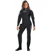 Seac Sub Warm Woman Dry Suit Zwart M Vrouw