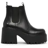Windsor Smith Zwarte Leren Platform Chelsea Boots - Tricky