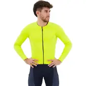 Castelli Fly LS Lange Mouw Jersey Geel || Maat: L