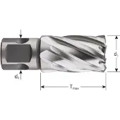 Rotec HSS-XE Kernboor SILVER-LINE, universeel 19, ø17x30 - 5361700