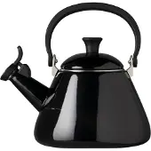 Le Creuset Fluitketel 'kone' Ebbenzwart 1,6l