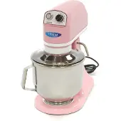 Maxima - Gastro planetaire mixer - 7 liter - Geschikt voor tot 2 kg deeg - Roze