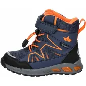 Lico Snowboots 'Snow V Blinky' donkerblauw / neonoranje / zwart