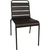 Bolero stalen stoel zwart, 83(h) x 47(b) x 57(d)cm