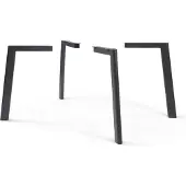 En.casa Tafelpoten Hostang 4-delig set 50x8x71 cm zwart []