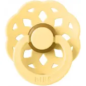 BIBS Boheme Pale Butter M - Natuurlijke Kalmerende Speen (6m+)
