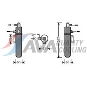 Highway Automotive Droger, airconditioningsysteem MED271 AVA