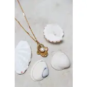 Label Kiki K.sk.152.1 hidden pearl necklace gold