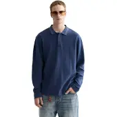 Scotch & Soda 182271 Relaxed Fit Lange Mouw Poloshirt