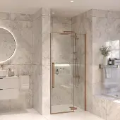 Sanivo Nisdeur set vigo 90x200 geborsteld brons
