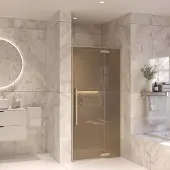 Sanivo Nisdeur Set Vigo Champagne Glas 90x200 RVS Look