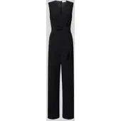 Rich & royal Glanzende jumpsuit met V-hals