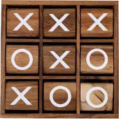 Engelhart XO Spin XL – Houten 3 op een Rij Spel – Boter, Kaas en Eieren XL – Strategisch Denkspel – 2 Spelers –