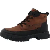 Tom Tailor Veterboots cognac / zwart
