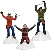 Santaville Hikers at the Mountaintop Polyresin 6cm 3 stuks
