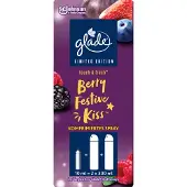 Glade Luchtverfrisser Mini Spray Navulling Berry Festive Kiss 10 Ml