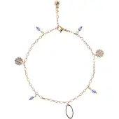 Gaya Armband blauw / roestbruin