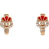 NAEMI Oorbellen goud / rood / transparant