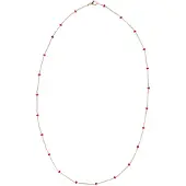 NAEMI Ketting goud / rood