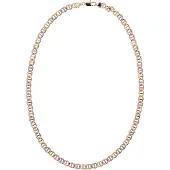 NAEMI Ketting blauw / goud / rose-goud
