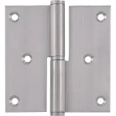 Starx kogelpaumelle rechte hoeken 89 x 89mm geborsteld RVS 3 stuks