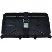 T-h Marine Stainless Steel Battery Tray Zwart