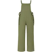WENOR Jumpsuit 'Alai' olijfgroen