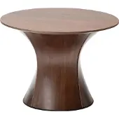 Ebuy24 Root Dan-Form bijzettafel fineer walnoot.