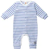 Makoma Rompertje/body blauw / wit
