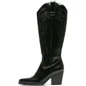 Smile Favorites Cowboylaarzen zwart