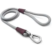 Morsø hondenriem soft rope gerecycled grey grijs - 120x1 cm