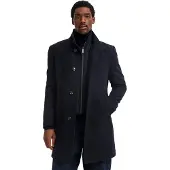 Bugatti wollen jas navy effen
