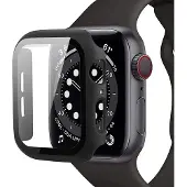 Glaasie Doorzichtig Apple Watch 41 Mm Doorzichtig Zwart