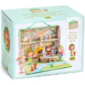 Djeco houten poppenhuis Maison des bois Sylvia & fox - FSC MIX.