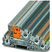 Phoenix Contact 3213946 Installatieklem voor aardleider Push-In-klem Grijs 50 stuk(s)