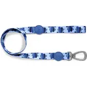 Morsø hondenriem gerecycled splash blauw 120x1,5 cm 6-20 kg