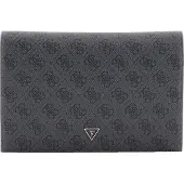 GUESS Avondtas Koppeling Orlina Card Holder Coal Logo Donkergrijs