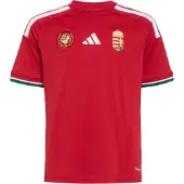 Adidas Functioneel shirt 'Hungary 26 Home Kids' mosterd / knalrood / wit