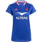 Adidas Functioneel shirt 'France Rugby Home Womens' blauw / knalrood / wit