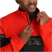 Spyder Speed Fleece 1/2 Zip Skipully heren Rood M