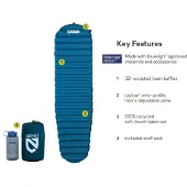 Nemo Flyer Regular Wide Self Inflating Slaapmat (Maat - RW, Kleur - Abyss)