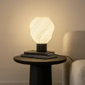 LINDBY Tafellampe , Nuvia, Wit, Woonkamer, Kunststof, Modern