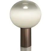 Artemide Tafellampe , Laguna 26, dimbare, Brons / Oudmessing, Woonkamer, Glas, Designer