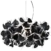 Slamp Hanglampe , Clizia Mama Non Mama, dimbare, Zwart, Woonkamer, Kunststof, Designer