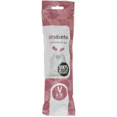 Brabantia 12x PerfectFit Vuilniszak met Trekbandsluiting Code V 3 Liter 20 zakken