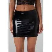 Christine le Duc - Mini Rokje Black Love - zwart - M