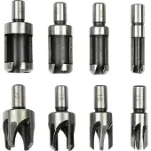 GereedschapXXL Boorset 8 dlg Proppenboor: 6-22mm, voor naadloze houten afwerkingen.