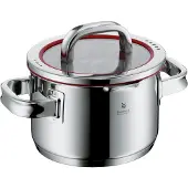 WMF Function 4 Kookpan hoog met deksel - Ø160mm - Rood