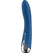 Satisfyer Spinning Vibe 1 - G-spot vibrator met roterende kop - blauw