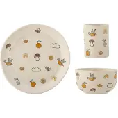 Bloomingville Agnes kinderservies 3-delig White